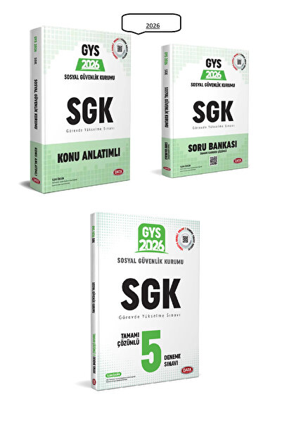 Data Yayınları Sosyal Güvenlik Kurumu SGK GYS Konu Anlatımlı+Soru Bankası+5De...