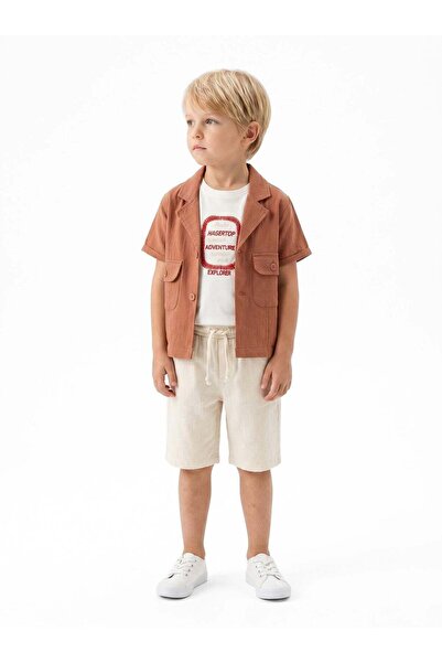 XO Kids Set de vară din 3 piese pentru băieți, 1-7 ani 12535