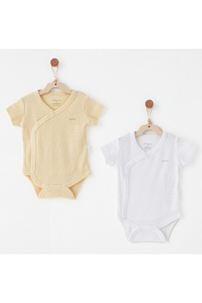 andywawa Baby Zibin Body 2 Pcs Side Snap Body Jacquard Special Modal
