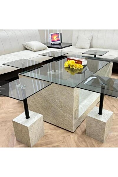 Tables Replacement Board Marble Surface Transparent Glass