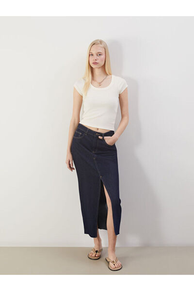 LC Waikiki Standard Fit Jean Skirt