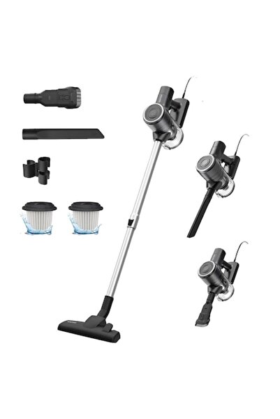 Vactidy Aspirator cu fir C6, 600W, capacitate 800ml, 4-5 duze, cablu de 7m, n...