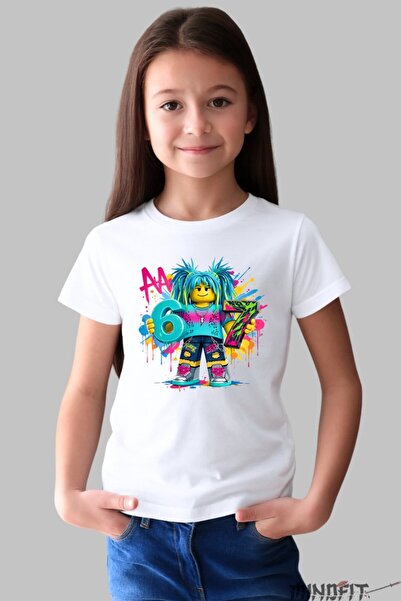 GILDAN Tricou Roblox Six Seven Design Colorat Vesel