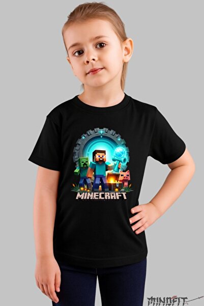 GILDAN Tricou Minecraft Kendama Portal Energizant