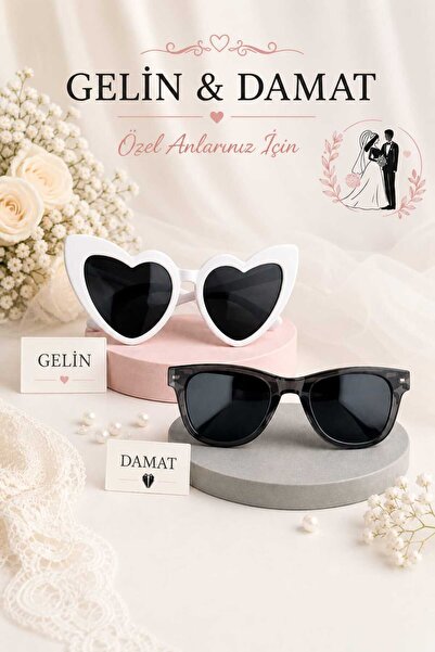 Larenya Gelin Damat Parti Gözlüğü – Bekarlığa Veda, Nişan, Düğün Fotoğraf Aksesuarı