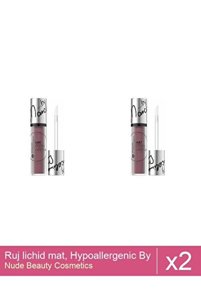 Makeup Set 2x Ruj lichid mat, Hypoallergenic By Marceline, 04 San Francisco