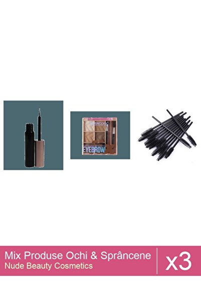 Makeup Set Mix 3 produse Rimel Sprancene: Set periute pentru stilizarea spran...