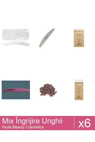 Makeup Set Mix 6 produse Ingrijire Unghii: Pungi sterilizare instrumentar Fac...