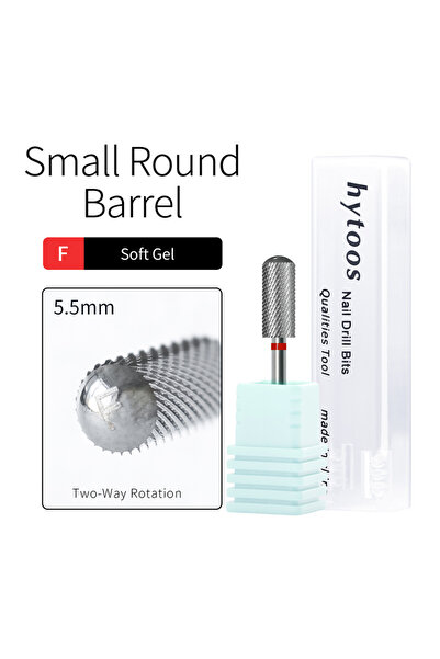 Choice7 Small Barrel - F HYTOOS 5.35mm Safety Barrel Nail Drill Bit – Pro Gel...