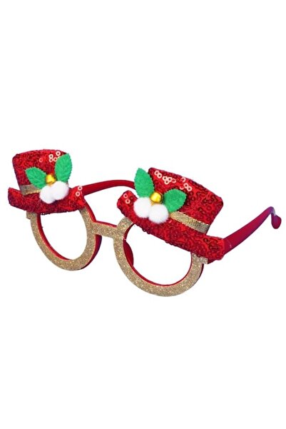 Goliat Ochelari de Crăciun cu sclipici și căciuli, Goliat, multicolor, 14x14cm