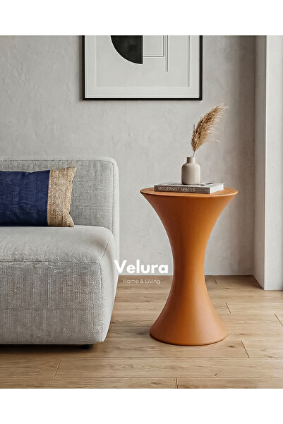 Velura Home & Living Dante Yan Sehpa - Turuncu