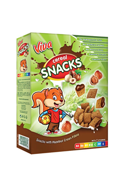 VİVA Cereale – Pernițe Umplute cu Cremă de Alune 400 g