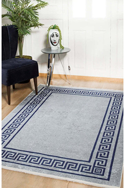 halinet Halı.Net White Modern Washable Non-Slip Living Room Carpet Haln-Hln612
