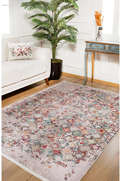 halinet Halı.Net Multi-Colored Vintage Antique Washable Non-Slip Living Room ...