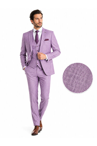 CARLIONE Erkek Takım Elbise – Dar Kalıp Premium Klasik Şıklık