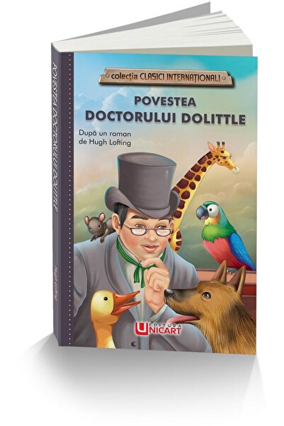 Editura Unicart Povestea Doctorului Dolittle, Hugh Lofting