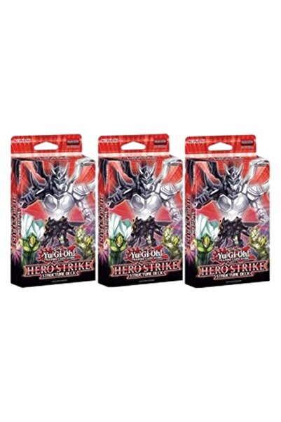 KONAMI Yu-Gi-Oh! 3x Pachet Structură: HERO Strike