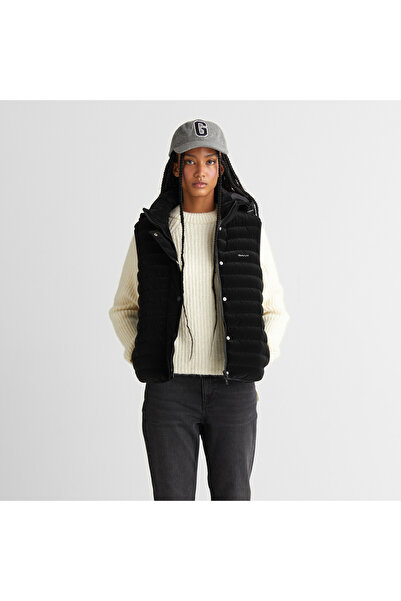 Gant Kadın Siyah Regular Fit Yelek