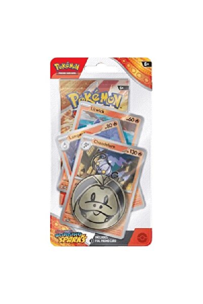 Pokemon Scânteiuri înălucitoare: Chandelure Premium Checklane Blister