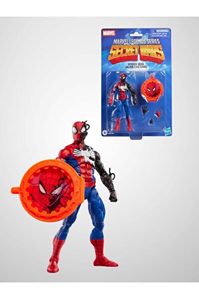 Marvel Legends Secret Wars Spider-Man (Alien Costume) Aksiyon Figürü