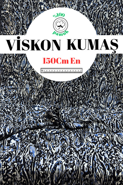 kumaş sarayı Premium Viskon Kumaş – Terletmeyen Yazlık Elbiselik Kumaş – Metr...