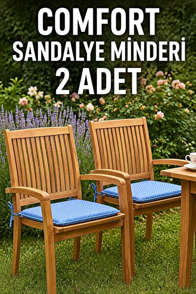 sevilya Udoban jastuk za stolicu od 2 delova, vezan, posebno prošiven, od pam...