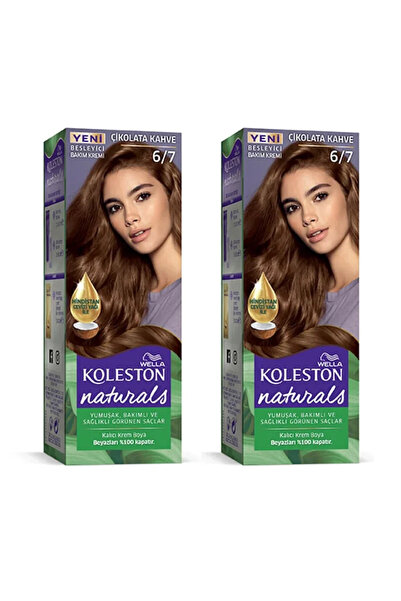 wella koleston Naturals Saç Boyası Çikolata Kahve 6/7 2x Paket
