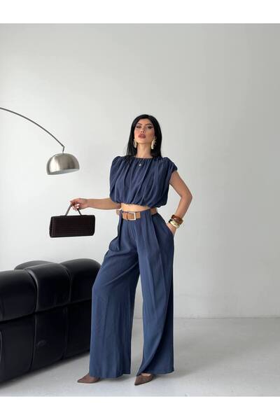 ZF BUTİK Women's Premium Belted Casual Suit
