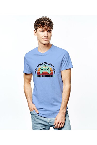 not Unisex Printed Design T-Shirt (Leveled Up To)| Round Neck Regular Fit T-s...
