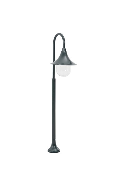 vidaxl Stalp iluminat gradina, verde inchis, 120 cm, aluminiu, E27