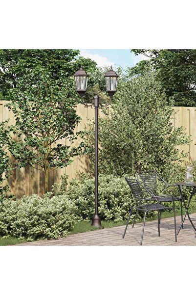 vidaxl Garden light Bronze 68 x 20 x 235 cm Aluminum and glass