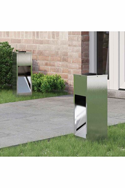 vidaxl Lampa de parcurs LED solar 2 pcs Argintiu Otel inoxidabil