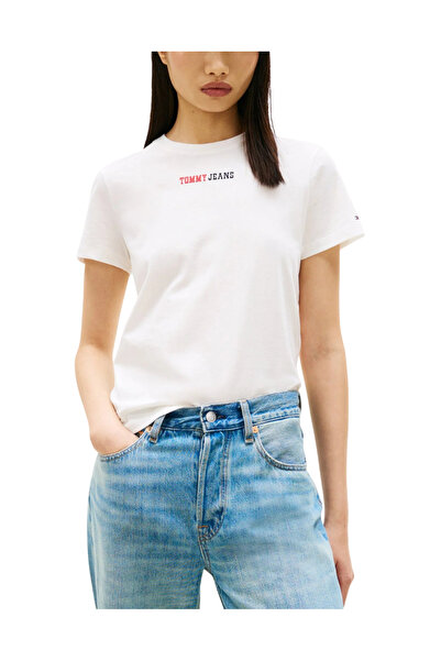 Tommy Hilfiger Γυναικείο T-shirt Λευκό Tommy Jeans DW0DW22277-YBL