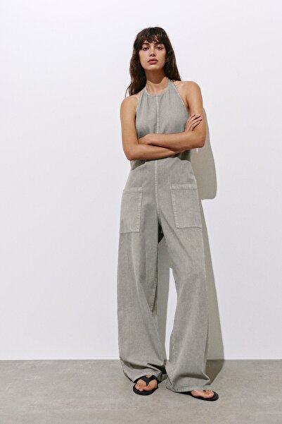 Pull & Bear Bol kesim uzun salopet