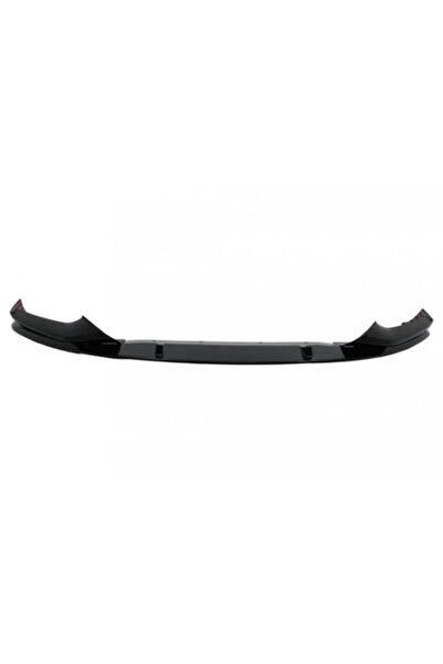 DELUXETUNING Front Bumper Extension Gloss Black compatible with BMW 5 Series ...