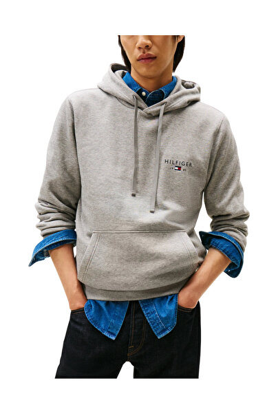 Tommy Hilfiger Ανδρικό Φούτερ Γκρι MW0MW41429-P91