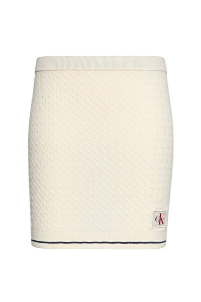 Calvin Klein Γυναικεία Mini Φούστα Εκρού LV047F364G-YAS