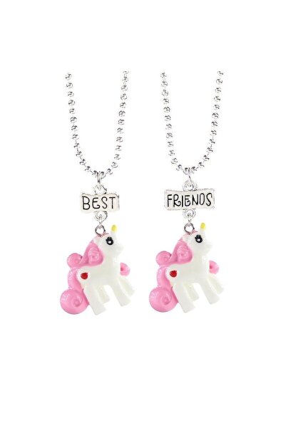 Best Friends Set 2 Lantisoare Cu Pandantive Unicorni m8