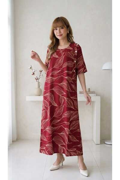 BRK Nightgown women's soft cotton nightgown special short sleeve