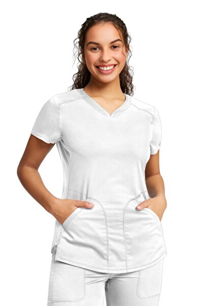 Cherokee UNIFORMS Γυναικεία Εφαρμοστή Ιατρική Λαμέντα Εργαστηρίου Cherokee, Λ...