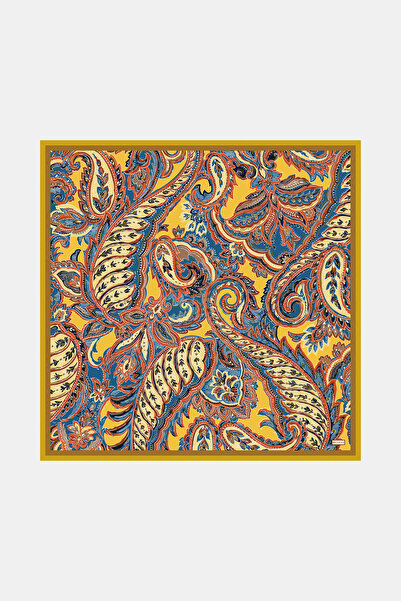 Vakko ŞAL DESENLİ TWILL İPEK EŞARP
