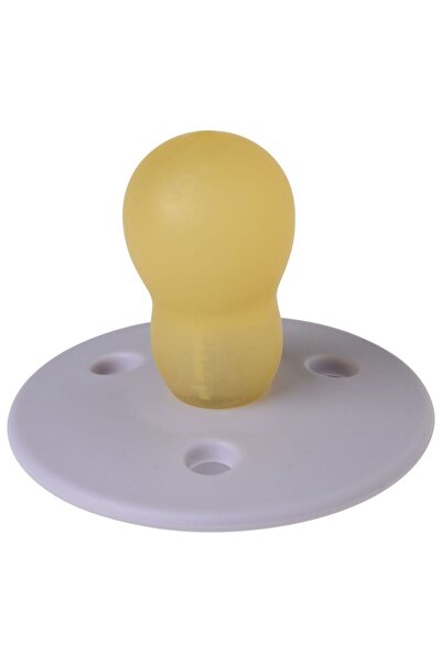 Mininor - Round Pacifier Latex - 6 M+ - Lilac Flower