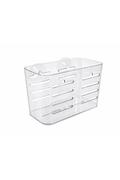 OEM Bathroom holder with suction cups, Durable plastic, Ideal for shampoo, sp...