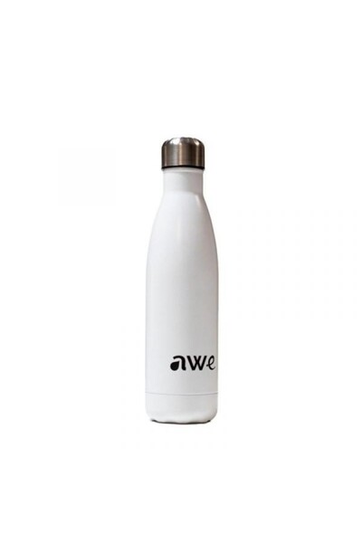 awe Sticlă din oțel inoxidabil, 500 ml, alb satinat