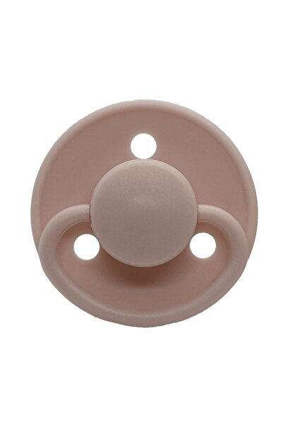 Mininor - Round Pacifier Latex - 0M+ - 2pcs - Rose