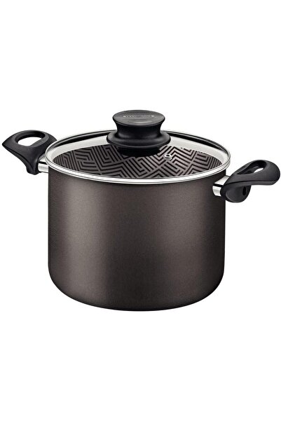 TRAMONTINA Paris Aluminum Stock Pot with Interior and Exterior Starflon Max L...