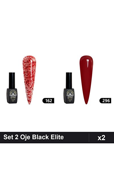Makeup Set 2 Oje Semipermanente Black Elite Global Fashion 8ml, Nuante 162 29...