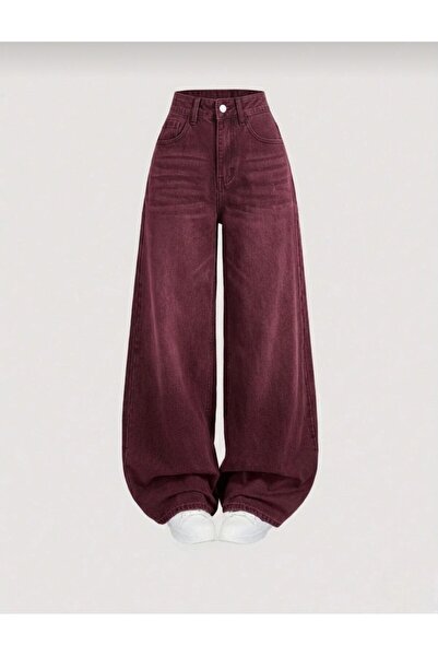 Semesia Salaş Cepli Bol Kesim Baggy Retro Jeans