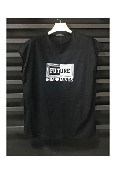 valeriae bellanova Tricou fără mâneci pentru bărbați, supradimensionat, cu de...