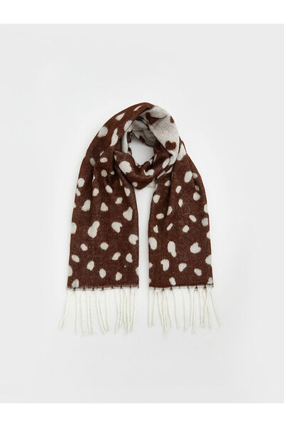 LC Waikiki Peak New Season Tassel Detailed Patterned Women's Scarf